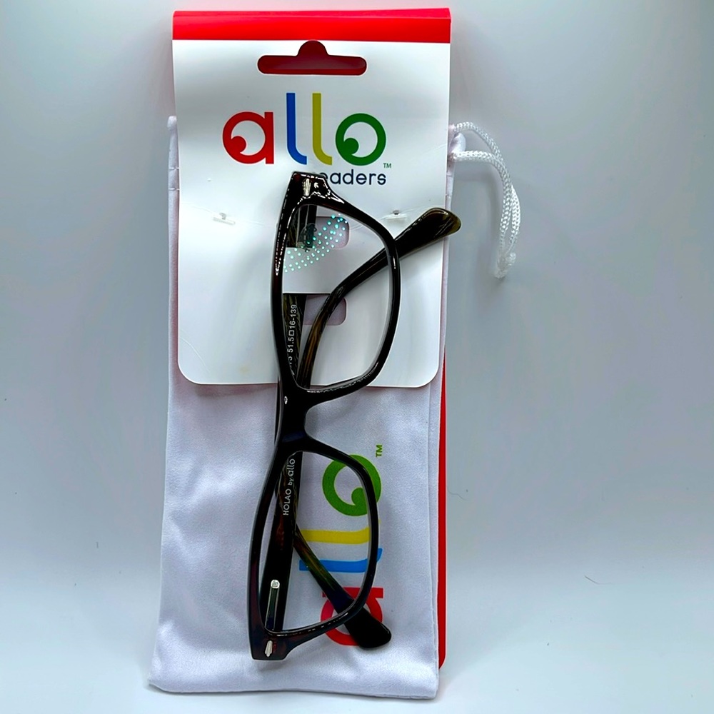 NWT. Allo .75 Readers. Brown frames.